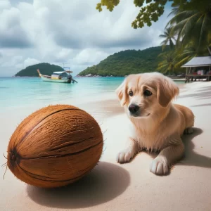 noix de coco, Peut-on donner de la noix de coco aux chiens?, Länkē