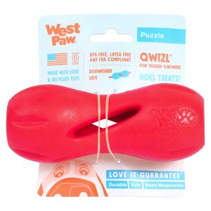 Jouet interactif pour chien, Le Jouet Interactif Holiday Qwizl de West Paw : Un Incontournable pour les Grands Mâcheurs